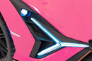 Carrinho Elétrico Lamborghini Sian 2 Lugares Rosa - Carro Elétrico Infantil 