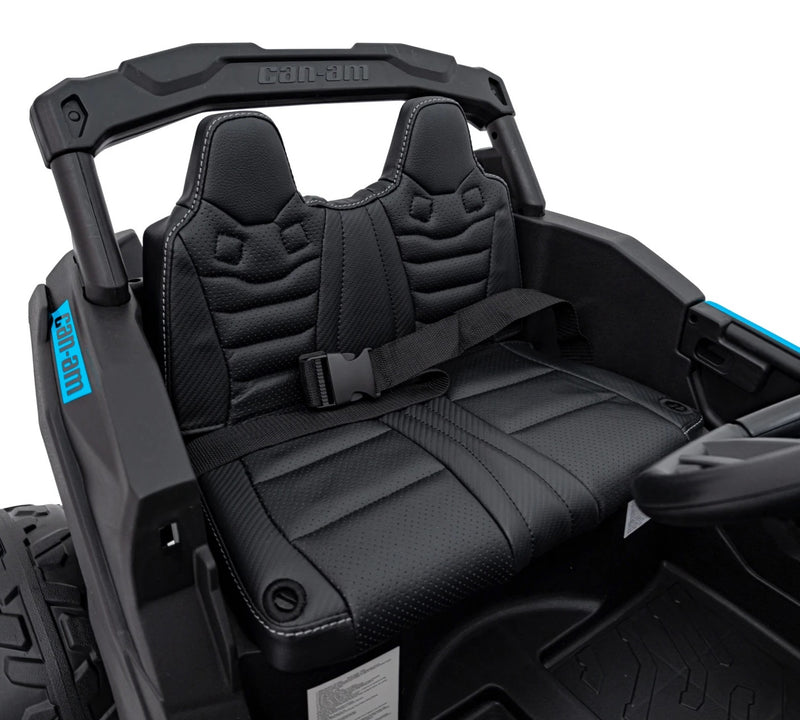 Banco Jeep infantil Can Am 24V, ideal para meninos, com faróis LED e controle remoto