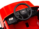 Caminhonete Chevrolet elétrica infantil, com volante funcional, rodas grandes e assento confortável, perfeita para crianças a partir de 3 anos