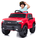 Caminhonete elétrica 12V para crianças, ideal para passeios ao ar livre com controle remoto e rodas duráveis