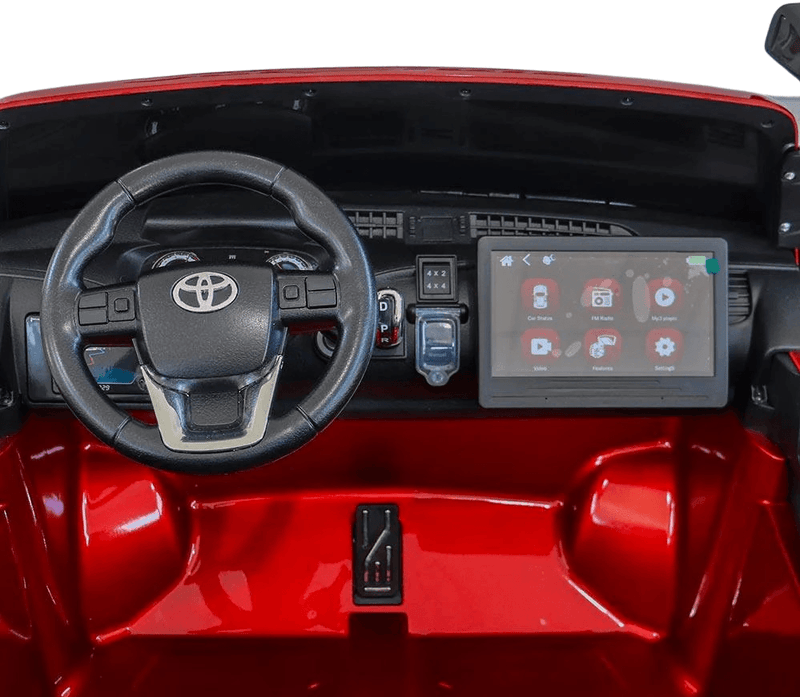 Caminhonete Infantil 4x4 Hilux Vermelho - Carro Elétrico Infantil 
