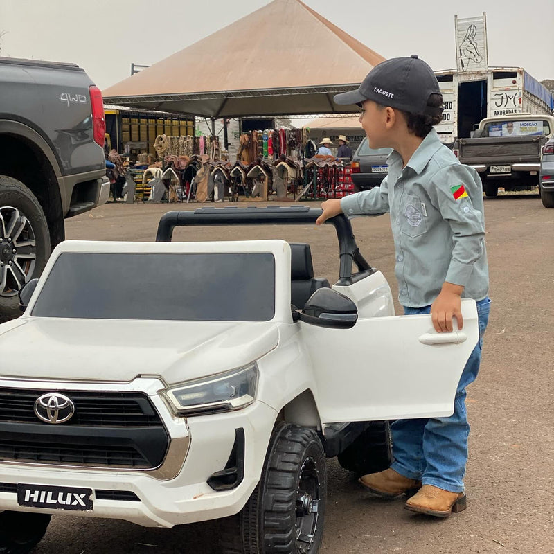 Caminhonete Elétrica Infantil Off-Road Hilux - Carro Elétrico Infantil 