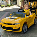 Camaro Elétrico Infantil Amarelo - Carro Elétrico Infantil 