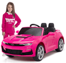  Carrinho Elétrico Infantil Camaro Rosa com Controle Remoto para Crianças, Modelo Realista e Divertido.