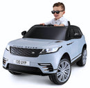 Carrinho elétrico infantil modelo Range Rover com controle remoto e design realista