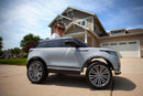 Carrinho elétrico infantil Range Rover com modo automático e luzes LED frontais