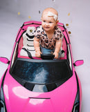Carrinho Elétrico Lamborghini Sian 2 Lugares Rosa - Carro Elétrico Infantil 