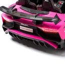 Carro Elétrico Infantil Dois Lugares Rosa Lamborghini - Carro Elétrico Infantil 
