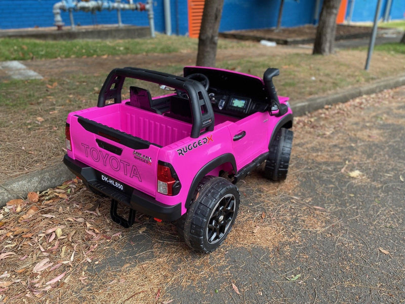 Caminhonete Elétrica Infantil Hilux Rosa - Carro Elétrico Infantil 