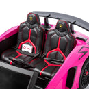 Carro Elétrico Infantil Dois Lugares Rosa Lamborghini - Carro Elétrico Infantil 