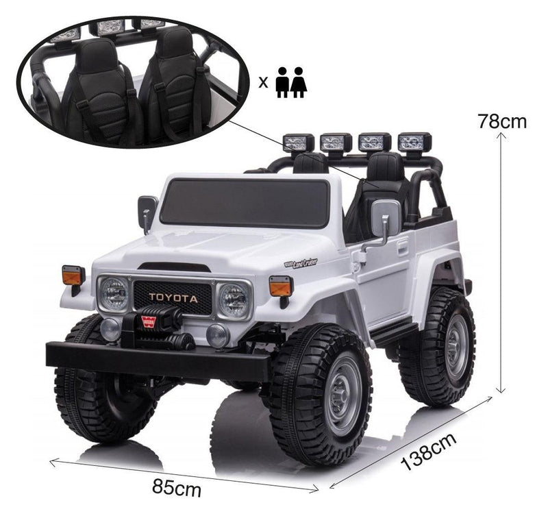 Jeep Elétrico Infantil 2 Lugares Toyota - Carro Elétrico Infantil 