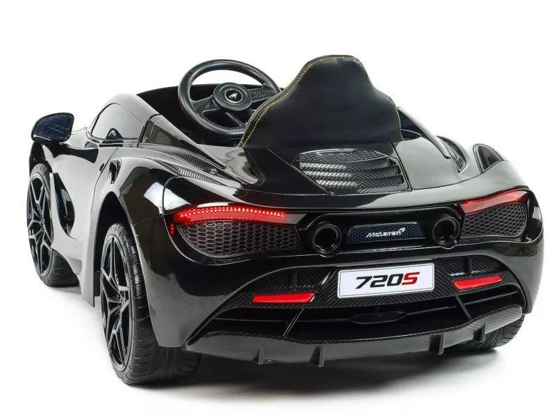 Carrinho Infantil Esportivo McLaren 720S Preta - Carro Elétrico Infantil 