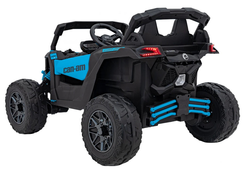 Jeep elétrico infantil Can Am Maverick 24V com controle remoto e faróis de LED