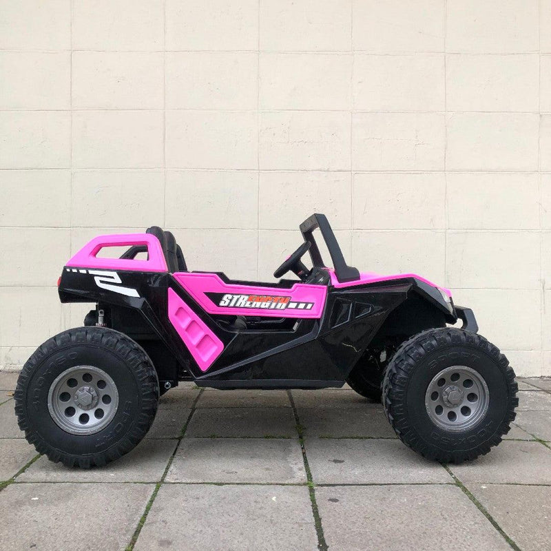Jeep Infantil 24V Clash Rosa 2 Lugares - Carro Elétrico Infantil 