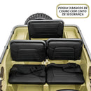 Jeep Militar Infantil 3 Lugares Patrulheiro De Aventuras - Carro Elétrico Infantil 