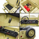 Jeep Militar Infantil 3 Lugares Patrulheiro De Aventuras - Carro Elétrico Infantil 