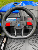 Jeep Infantil MX 24V Azul 2 Lugares - Carro Elétrico Infantil 