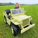 Jeep Militar Infantil 3 Lugares Patrulheiro De Aventuras - Carro Elétrico Infantil 