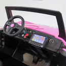 Jeep Infantil 24V Clash Rosa 2 Lugares - Carro Elétrico Infantil 