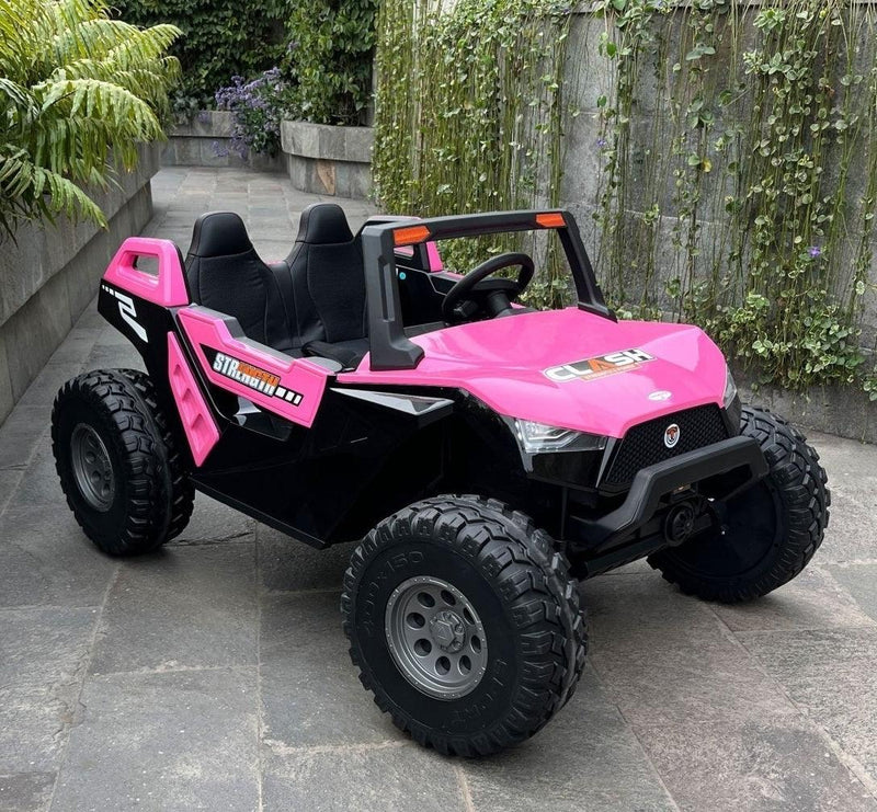 Jeep Infantil 24V Clash Rosa 2 Lugares - Carro Elétrico Infantil 