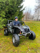 Jeep Elétrico Infantil 24V Grande 2 Lugares UTV - Carro Elétrico Infantil 