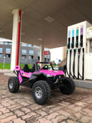 Jeep Infantil 24V Clash Rosa 2 Lugares - Carro Elétrico Infantil 