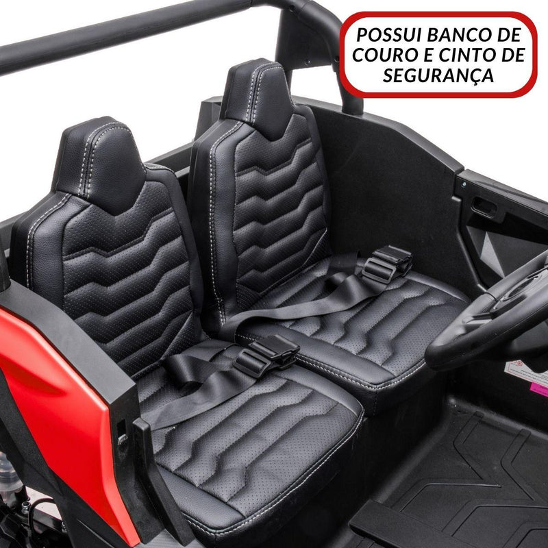 Jeep Elétrico Infantil Racing Com Controle Remoto - Carro Elétrico Infantil 