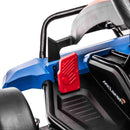 Kart infantil 24V com acelerador e volante funcional, ideal para crianças se divertirem enquanto aprendem a controlar velocidade e direção