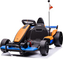 Kart infantil elétrico 24V, perfeito para crianças dirigirem, com assento confortável, volante fácil de controlar e suspensão para passeios suaves