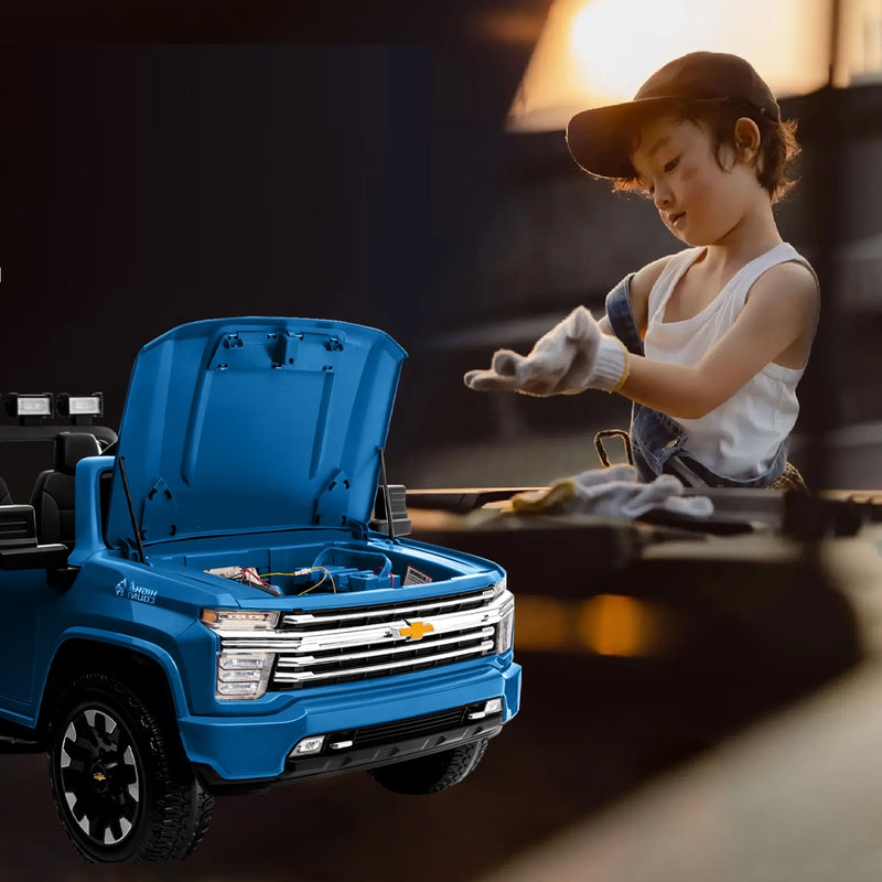 Caminhonete Infantil Silverado Azul 24v