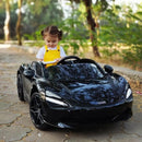 Carrinho Infantil Esportivo McLaren 720S Preta - Carro Elétrico Infantil 