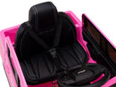 Mini caminhonete elétrica rosa com assento confortável e design moderno, perfeita para crianças a partir de 3 anos