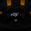 Mini kart elétrico infantil 24V com faróis LED, para mais diversão durante os passeios noturnos e design moderno