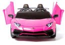 Carro Elétrico Infantil Dois Lugares Rosa Lamborghini - Carro Elétrico Infantil 