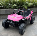 Jeep Infantil 24V Clash Rosa 2 Lugares - Carro Elétrico Infantil 