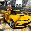 Camaro Elétrico Infantil Amarelo - Carro Elétrico Infantil 