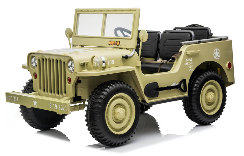Jeep Infantil 3 Lugares Willys Patrulheiro 24v