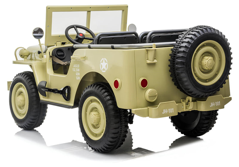 Jeep Infantil 3 Lugares Willys Patrulheiro 24v