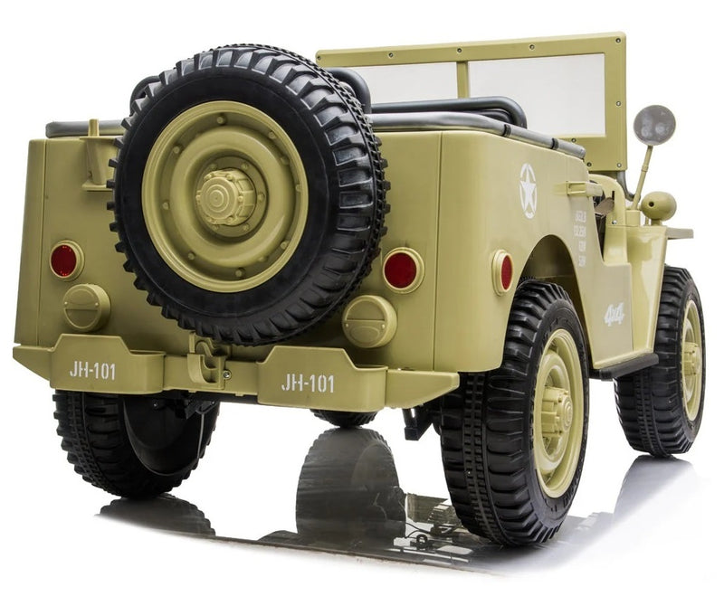 Jeep Infantil 3 Lugares Willys Patrulheiro 24v
