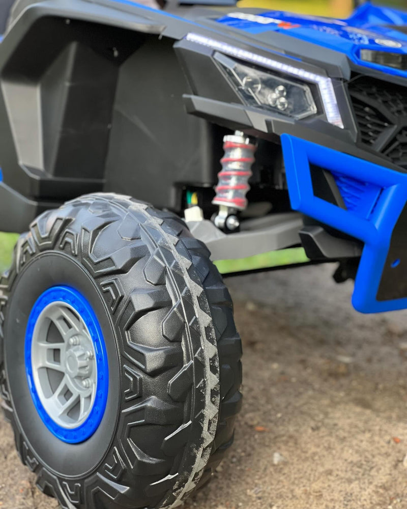 Jeep Infantil MX 24V Azul 2 Lugares - Carro Elétrico Infantil 