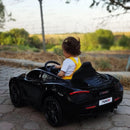 Carrinho Infantil Esportivo McLaren 720S Preta - Carro Elétrico Infantil 
